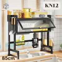 KN12: Kệ Tủ Úp Chén Có Nắp Đậy Trên Bồn Rửa Bát 85cm