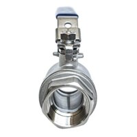 [Knwwh] 3 / 4 "3 / 4 inch NPT Có ren Full Port Van bi 2 mảnh Thép không gỉ SS316