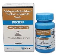 Kocitaf 50/200/25mg Mylan (Dolutegravir/Emtricitabine/Tenofovir Alafenamide) điều trị virus HIV