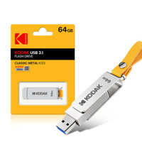 KODAK K133 64G Metal USB Flash Drive USB 3.1 Rotating USB3.0 Stick Pendrive Memory stick for Computer TV Car Speaker