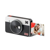 Kodak Mini Shot 2 Retro, Máy ảnh kỹ thuật số tức thì 2 trong 1 và máy in ảnh (2,1x3,4 inch) với 8 hộp mực đi kèm