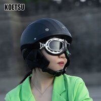 Koetsu Xe Điện Thoải Mái Thoáng Khí Mũ Bảo Hiểm Hạn Chế Kính Mát Có Thể Tháo Rời