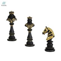 Kohaku Cờ Vua Tượng Nhựa Hình Quà Tặng Trang Trí Thủ Công Thanh Lịch Điêu Khắc Độc Đáo Cho Bàn Để Bàn Làm Việc Tại Nhà Cờ Vua