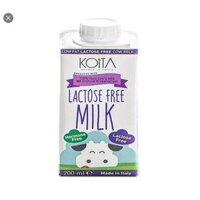 Koita Sữa Hữu Cơ Lactose Free 200ml