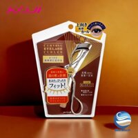 KOJI Carving Eyelash Curler/Dụng cụ bấm mi Nhật Bản/38mm Rộng/Cho mắt Châu Á/Kèm hộp+2 cao su