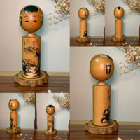 KOKESHI BÚP BÊ GỖ NHẬT BẢN 16,5cm