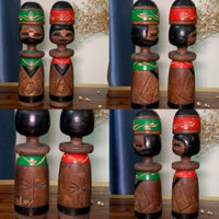 KOKESHI BÚP BÊ GỖ NHẬT BẢN 22cm