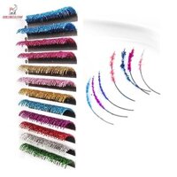 Kokingtaipan Mô Phỏng Lông Mi Mắt, 12 Hàng Lông Mi Giả Nhiều Màu Sắc Lông Tơ, Nối Dài Lông Mi Phóng Đại Có Thể Tái Sử Dụng 3D Uốn Mi Đảng Hàng Ngày Và Giai Đoạn Ngày Lễ