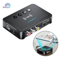 Kokiya Bluetooth Tranmitter 5.0 FM Âm Thanh Stereo AUX 3.5mm RCA Quang Không Dây Bluetooth Điều Khiển Cho