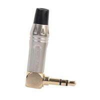 Kokiya Kết Nối Âm Thanh Cắm 90 Độ Jack Chuyển Audio 3.5 Mm Sang Xám Bạc