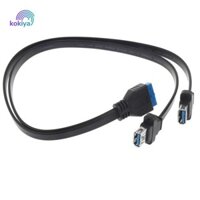 Kokiya USB 3.0 Cổng Một Nữ Gắn Vào Bo Mạch Chủ 20pin Đầu Cáp 50cm