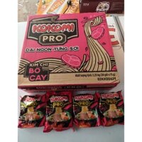 kokomi pro vị kim chi bò cay, tôm cay xa tế,canh chua