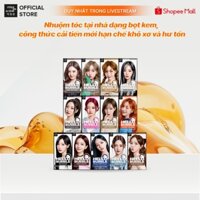 [KOL] (Phiên bản mới) Nhuộm tóc mise en scène Hello Bubble 100g công thức cải tiến, dạng bọt lâu tan, tông màu xu hướng