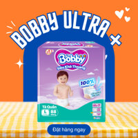 (KOL) Tã bỉm QUẦN Bobby Ultra + lõi nén mỏng thần kỳ đủ size M96/ L88/ XL76/ XXL70 miếng