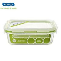(KOMAX) Hộp thủy tinh chữ nhật 1.52L Komax OvenGlass Chịu Nhiệt, [Xuất Xứ Hàn Quốc], dùng cho lò nướng, vi sóng