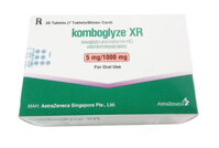 KOMBOGLYZE XR 5MG/1000MG H/28 viên (đái tháo đường týp 2)