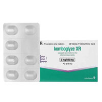 Komboglyze XR 5mg/500mg trị đái tháo đường tuýp 2