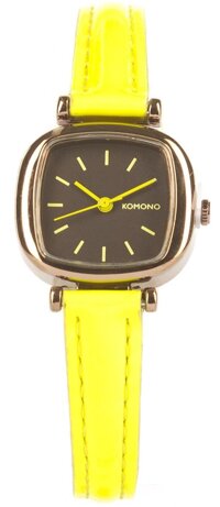 Komono Moneypenny Watch - Women's Dayglow Yellow, One Size