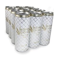 Kona Gold Hemp Infused Sugar Free Energy Drink 12.0 Fluid Ounces, 12 Pack