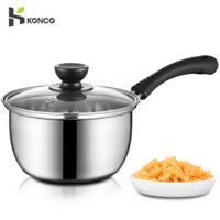 Konco Nồi Súp Sữa 18Cm Nồi Phong Cách Hàn Quốc Nồi Mì Ăn Liền Bằng Thép Không Gỉ 410 Nồi Thức Ăn Trẻ Em Dùng Chung Cho Bếp Cảm Ứng Dụng Cụ Nấu Bếp Nấu Ga