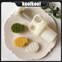 Kool Khuôn Bánh Trung Thu Hình Cá Dễ Thương DIY Tay Bấm Bánh Trung Thu Cắt Bánh Ngọt Tiện Ích