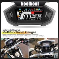 Kool Kỹ Thuật Số Xe Máy Đồng Hồ Tốc Độ Đồng Hồ Đo Xe Máy LCDDisplay Cho MSX125