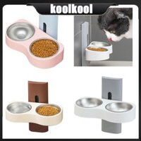 Kool Mèo Có Thể Tháo Rời Tưới Cây Ăn Bát Đôi Bát Nhựa Thú Cưng Bát Treo Tường Bát Cho Chó Tưới Cây Bát Ăn