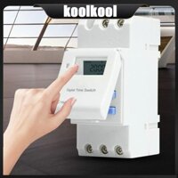Kool THC15A Công tắc hẹn giờ lập trình Rơle Công tắc điện tử DC48 12 24 110 220V