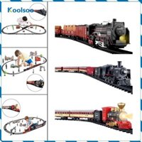 Koolsoo Electric Hành Động Đầu Máy Chạy Bằng Pin Đồ Chơi Xe Lửa Hiệu Ứng 3 Trở Lên Bé Trai Và Bé Gái