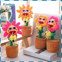 Koolsoo Hát Và Âm Nhạc Nhảy Múa Búp Bê Xoay Chậu Hoa Mềm Mại Ngộ nghĩnh Sáng Tạo Saxophone Trẻ Em Nhảy Múa Đồ Chơi Cho Phòng Ngủ