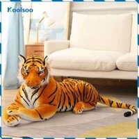 Koolsoo Hổ Thú Nhồi Bông Hổ Thú Nhồi Bông Đồ Chơi Cho Lò Sưởi Trang Trí