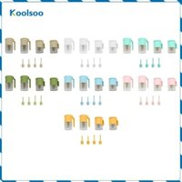 Koolsoo Mini Thủy Tinh Phụ Kiện, Búp Bê Gia Vị Nhà Búp Bê Nhà Búp Bê Thu Nhỏ Cho Giả Vờ Chơi Trò Chơi Nhà Bếp Thu Nhỏ Cảnh Nhà Bếp
