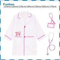 Koolsoo Trẻ Em Bác Sĩ Trang Phục Giáo Dục Trí Tưởng Tượng Có Thẻ Giả Vờ Bác Sĩ Đồ Chơi Cho Mẫu Giáo Sân Khấu Đảng Đồ Chơi Quà Tặng Sinh Nhật