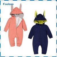 Koolsoo Vải s Dễ Thương Áo liền quần Snowsuit Body Dài Tay Body Quần Áo Trẻ Sơ Sinh Trang Phục