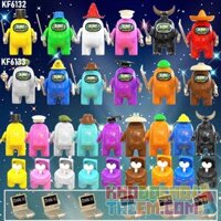 KOPF KF6132 6132 KF6133 6133 non Lego NÂNG CẤP NGƯỜI SÓI KHÔNG GIAN bộ đồ chơi xếp lắp ráp ghép mô hình Movie & Game AMONG US Phim Và Trò Chơi