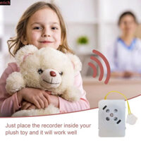 Kopida 5 Cái / gói Hộp Giọng Gấu Nhồi Bông, Hộp Ghi Âm Trong Suốt Hộp Cốt Lõi Búp Bê Hộp Giọng Nói, Chèn Mô Đun Âm Thanh Mini Ghi Âm Sáng Tạo Ghi Tin Nhắn Bằng Giọng Nói Động Vật Nhồi Bông