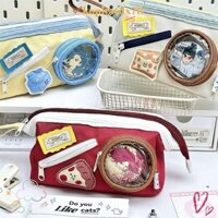 Kopiewdx78 Bút Chì, Đồ Dùng Văn Phòng Phẩm Túi Đựng Bút Itabag Dung Tích Lớn, Túi Đựng Mỹ Phẩm Đa Năng Túi Đựng Bút Dây Kéo
