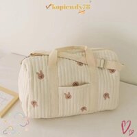 Kopiewdx78 Túi Đeo Vai Cầm Tay, Gấu Nhỏ Thêu Dung Tích Lớn Túi Mẹ, Quà Tặng Hoạt Hình Dễ Thương Thỏ Mẹ Bé Cha Mẹ Trẻ Em Túi Xách