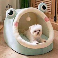 [Koqzm] Nhà giường cho mèo cũi Tổ thú cưng tròn Hang động ngủ Giường mèo con Giỏ thú cưng Ấm cúng Mèo con Lounger Đệm nhà mèo Lều nhà cho chó [mới]