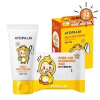 [KOR DUTY FREE]Kem chống nắng trẻ em Atopalm Mild Sun Cream SPF32