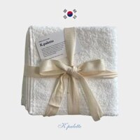 [Kor] ❗Giá trị tuyệt vời 1 + 1❗ Khăn mặt trắng 100% Cotton | Tắm Towel | Khăn Hàn Quốc