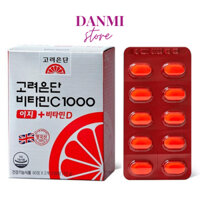 [Korea Eundan] Viên uống Vitamin C 1000 + Vitamin D Hàn Quốc Hộp 120 viên