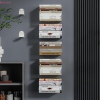 Koryes 2 Chiếc Sắp Xếp Sách, Kệ Trưng Bày Nổi Vô Hình, Kệ Sách Đa Năng Treo Tường Phụ Kiện Trang Trí Nhà Cửa Trong Nhà