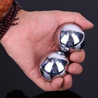 Koryes Bóng Massage Tay, Mạ Điện Thư Giãn Căng Thẳng Thể Dục Bóng Sắt, Huấn Luyện Thể Thao Cán 53mm Bạc Chắc Chắn Bóng Sức Khỏe Trung Quốc Nam Nữ