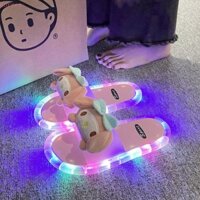 Koryes Dép Nữ Dạ Quang, Dép Nữ Sáng Dễ Thương Kawaii, Dép Gia Đình Chống Trượt Hello KT Cinnamoroll Dép Giày Gia Đình