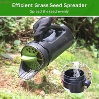 Koryes Máy rải hạt giống Chai lắc, Dụng cụ gieo hạt có nắp có thể điều chỉnh Máy rải muối, Bình tưới nước cầm tay 2.5L Dụng cụ gieo hạt cỏ