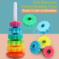 Koryes Xoay Vít Bu Lông Đồ Chơi, Nhận Dạng Màu Sắc Tháp Cầu Vồng Xoay Montessori, Rèn Luyện Nhận Thức Mịn Vòng Tổ Giáo Dục Sớm Xếp Chồng Tháp Cầu Vồng Nhà