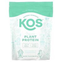 KOS Organic Plant Protein Unflavored 1 lb (476 g)