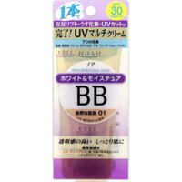 KOSE COSMEPORT Noah White & Moisture BB Cream UV 01 Natural Skin Tone 50g Skin Makeup ＜After applying lotion, dispense a small amount onto fingertips and spread evenly over face. Apply in layers for better coverage. For spots, pores, and other areas of p