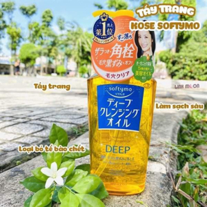 Kose Dầu tẩy trang trắng da Softymo Deep Cleansing Oil